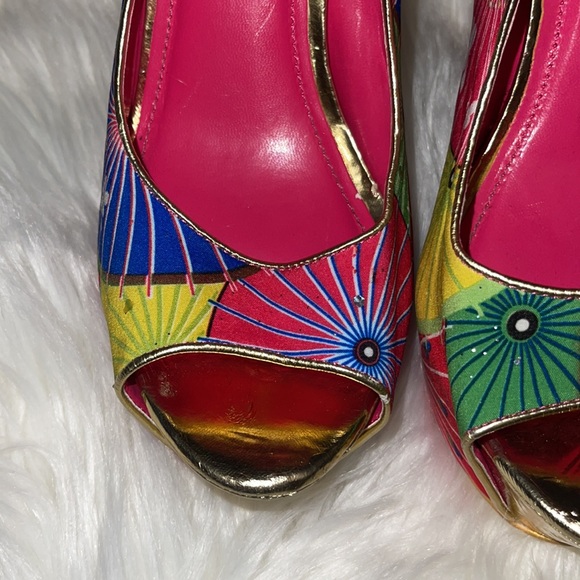 Peep Toe Platform Heels 👠 - Picture 5 of 8